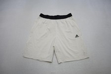 Adidas Gym Shorts Beige Athletic Performance W/Pockets Mens Sz Medium NWT