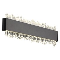 Wandleuchte Wandlampe Wohnzimmerlampe Up & Down Schwarz Metall B 25 Cm