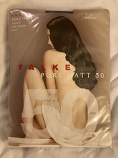 Fabulous Falke PURE MATT 50 Tights BALTIC Dusty Blue 50 denier XL