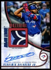 2025 Topps Update Vladimir Guerrero Jr. 3 Color Patch Rookie Auto 4/5 Blue Jays