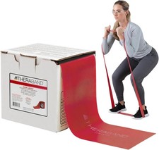 Latex Free Resistance Band Roll for Therapy Yoga Pilates