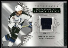 2020-21 UD Artifacts Martin St. Louis Lord Stanley's Legacy Relics #LSLR-MS