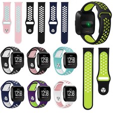 Sport Silicone Strap Breathable Watch Band for For Fitbit Versa/ Lite/Versa 2