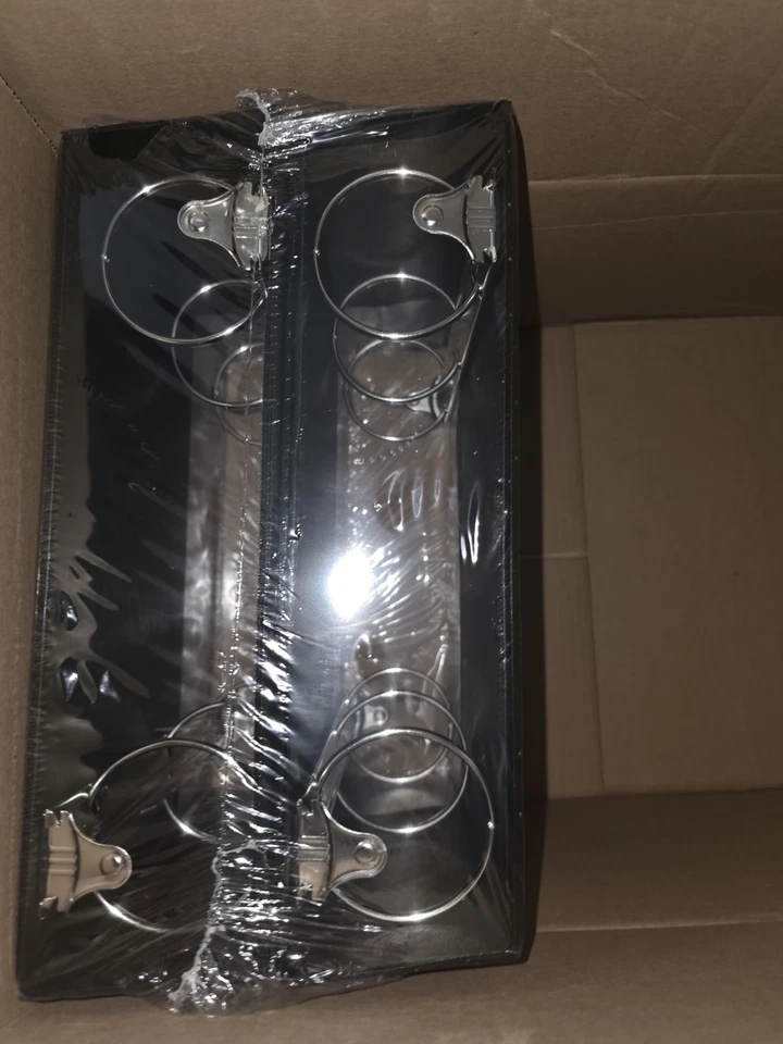 Samsill Black Binder  3" Set Of 4 NEW SEALED - Image 2 of 3