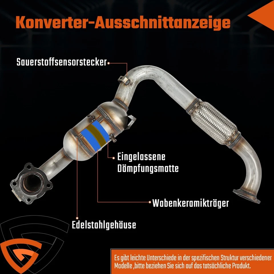 Catalizzatore Benzina per Ford C-Max II 12-15 Focus III Grand C-Max Mondeo V 1.0L - Immagine 2 di 4