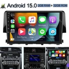 Android 15.0 2+32GB Car Stereo Radio GPS Navi WIFI For Honda Civic 2016-2020 US
