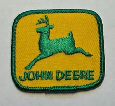 John Deere (vintage sew on embroidered patch)