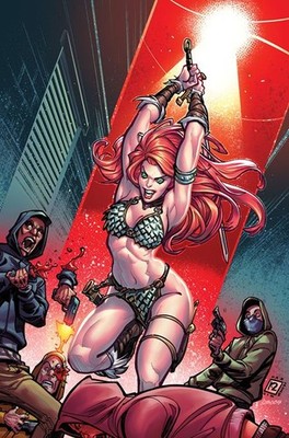 SONJA REBORN #3 VARIANT CVR H INC 1:10 CHAD HARDIN VIRGIN VARIANT DYNAMITE ENTER