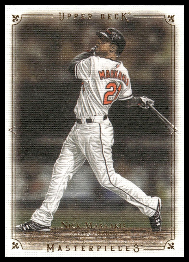 2008 Upper Deck Masterpieces #10 Nick Markakis Baltimore Orioles NM+