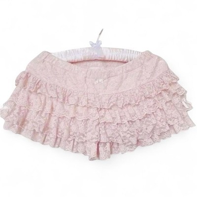 Liz Lisa Baby Pink Ribbon Lace Bloomer Shorts Free Size Himekaji