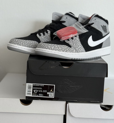 Jordan Air Jordan 1 Mid SE Sneaker Schwarz/Weiß/Rot EUR 44,5