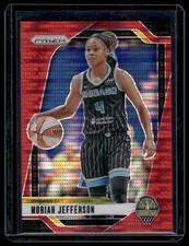 2024 Panini Prizm WNBA #131 Moriah Jefferson Red Pulsar Prizms #/299
