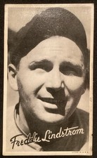 1936 Goudey Wide Pen Premiums R314 Freddie Lindstrom HOF