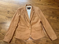 J.crew schoolboy blazer 4 Camel Brown Tan Jacket Women Office Work Preppy Fit 2