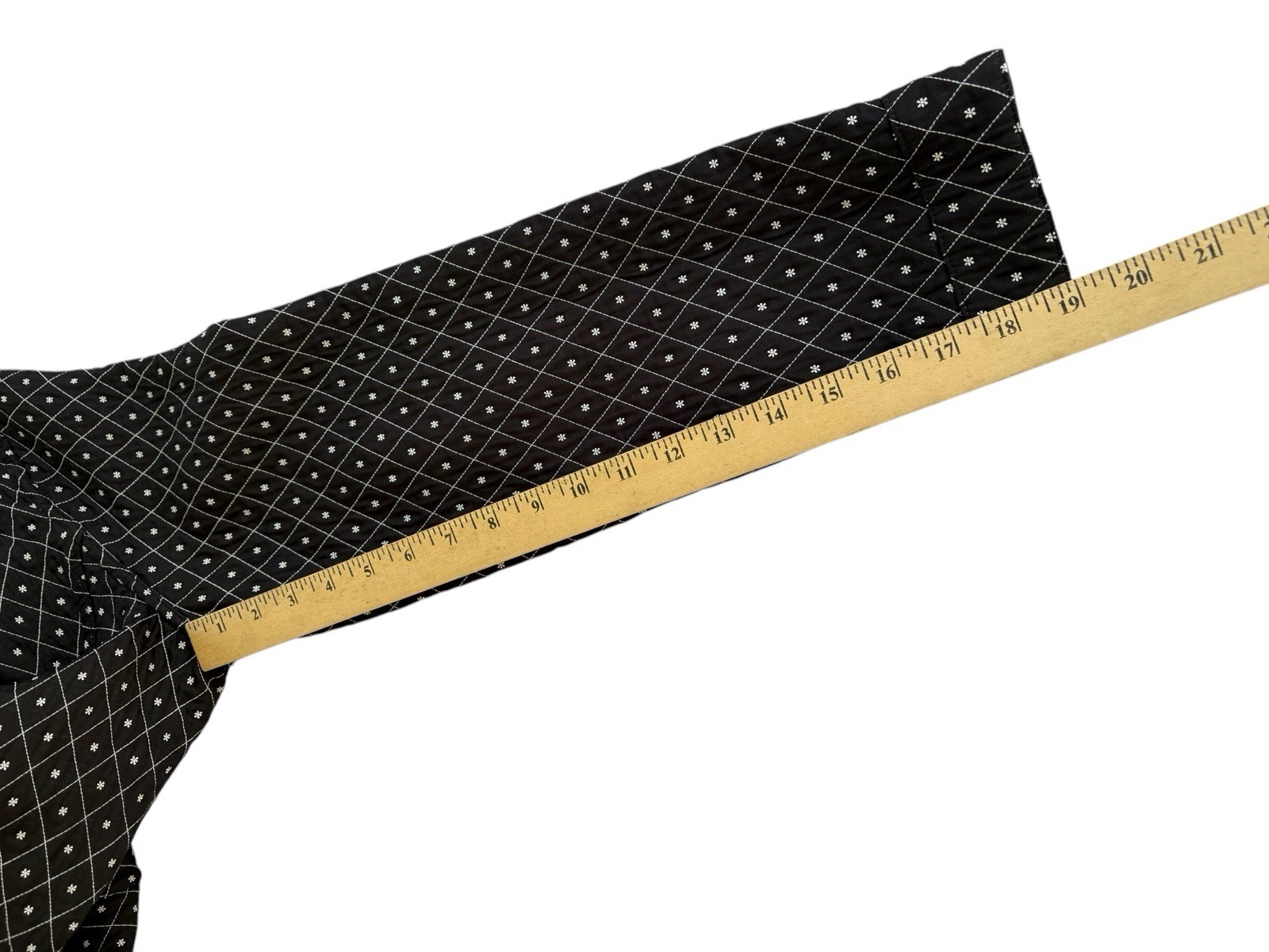 Handmade Reversible Quilted Button Jacket Size Lg… - image 10