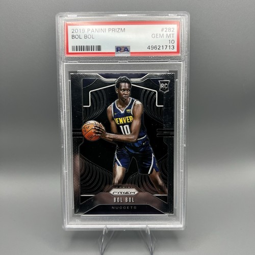 2019 Panini Prizm Bol Bol Silver Rookie Base #282 RC PSA 10