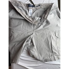 Chaps Light men's Gray Cargo Shorts with Side Pockets 42 stretch 98 cotton 4049
