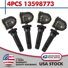 4PCS Tire Air Pressure Monitor Sensor 13598773 TPMS For Chevy GMC Cadillac Buick
