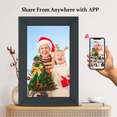 10.1 Inch WiFi Digital Picture Frame, IPS Touch Screen Smart Cloud Photo Fram... - Picture 6 of 8