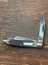 Vtg Old Timer 340T 3-Blade Folding Pocket Knife Made In the USA by Schrade NY