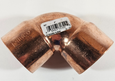 #ad NIBCO 2quot; Copper 90 Degree Elbow C607 Solder Fitting Pressure Pipe Plumbing $19.95