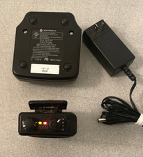 Motorola Minitor V 5 VHF 1-Channel Stored Voice Pager w/ Battery/ Charger/ AC