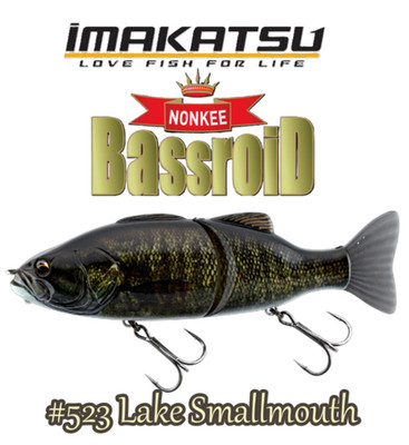 Imakatsu SG Plus Bassroid Nonkee Glidebait *** (#523)  Lake Smallmouth***