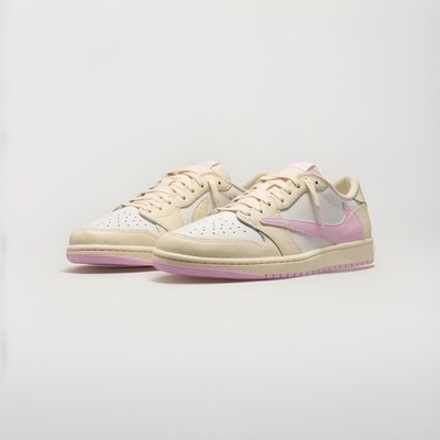Nike Air Jordan 1 Low x Travis Scott  Shy Pink Muslin  - US10,5/EU44,5 Neu - Ovp