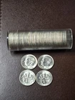 50 1955 S US ROOSEVELT SILVER DIMES - BU