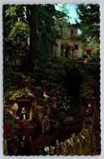 Boswell British Columbia Glass Bottle House Gnome Wishing Well Postcard BC