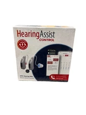 Hearing Assist CONTROL RIC Rechargeable OTC Hearing Aid Kit New