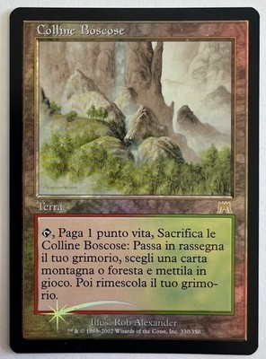 Magic The Gathering: Wooded Foothills EX ITA Foil Onslaught (ONS)