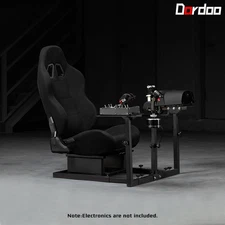 Dardoo Flight Simulator Cockpit With Seat Fit Thrustmaster A10C Logitech X52 PRO