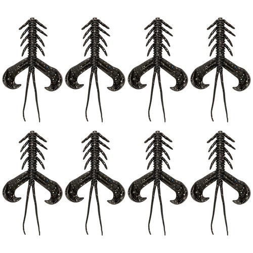 Accessoires de pêche appât crevette crevette 8 x appât souple truite papillon - Photo 3/13