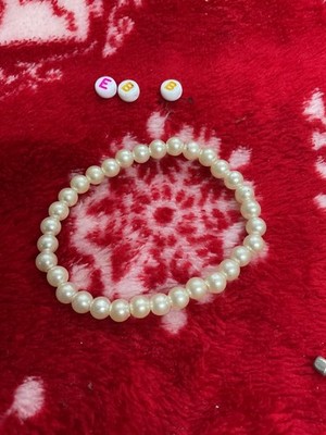 Armband / Armreif / Retro Style Schmuck, PERLENKETTE UND KRISTALL STIL