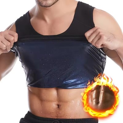 Men s Neoprene Sweat Sauna Vest Body Shaper Waist Trainer Slimming Shapewear