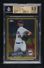 2011 Topps Chrome Gold Refractor 23/50 Mark Appel #USABB1 BGS 9.5 GEM MINT e8i