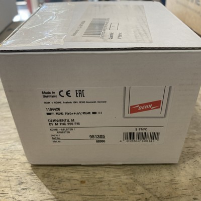 Dehn 951305 DEHNventil Kombiableiter Typ1+2 75kA DV M TNC 255 FM 951 305 neu OVP
