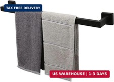 Bath Towel Rack - Square Base Thicken SUS304 Stainless Steel Towel Bar fo