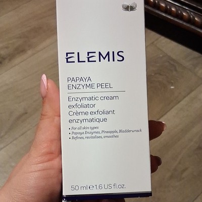 Elemis Papaya Enzyme Peel Cream Exfoliator 50ml Face Revitalizes Smoothes