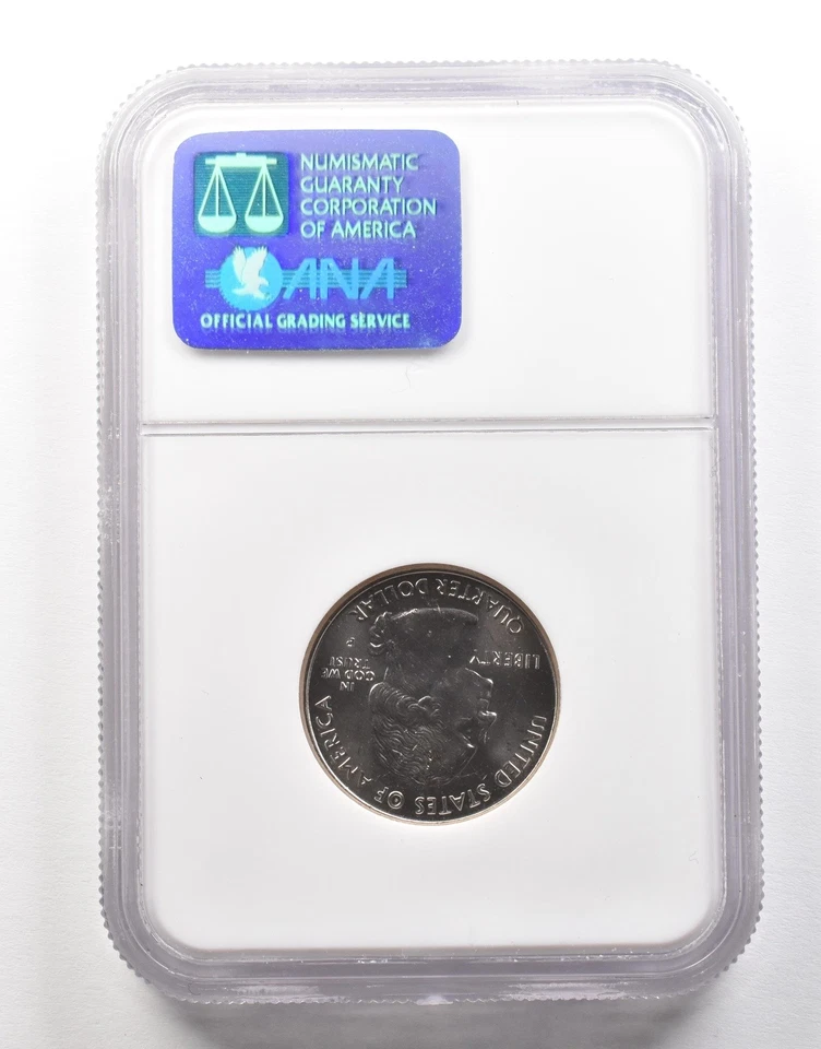 1999-P Washington State Quarter Connecticut Sample NGC *4721 - Image 2 of 3