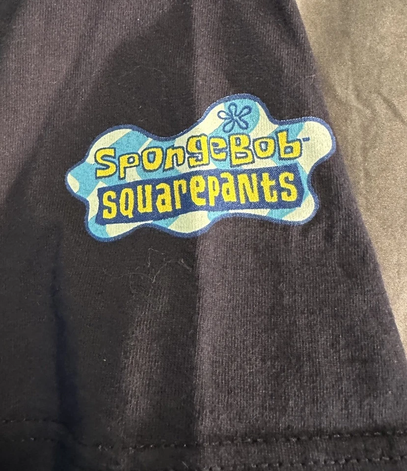 Vintage Nickelodeon Tshirt Mens Large Cartoon Tv Show Y2K Ringer SpongeBob 2002 - Image 3 of 4