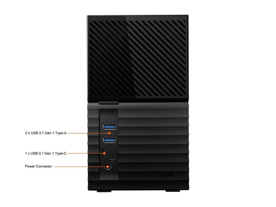 WD 16TB My Book Duo Desktop RAID External Hard Drive 256-Bit AES Encryption - - Image 3 of 4