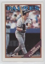 1988 O-Pee-Chee Blank Back Tim Flannery #262 0c4