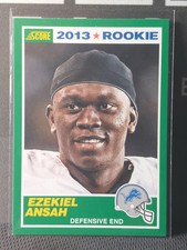 Ezekiel Ansah 2013 Panini Score Rookie Card RC #366. rookie card picture