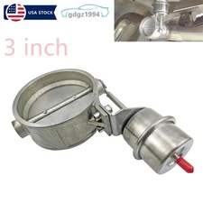 3" /3inch Exhaust Control Valve Vacuum Actuated Activated Closed Style Stainless