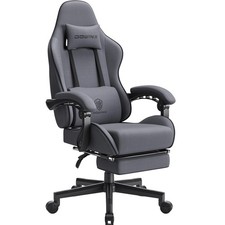 Gaming Chair Fabric with Pocket Spring Cushion, Massage Game Chair Cloth with...
