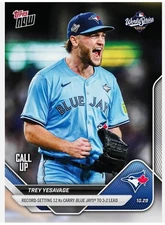 Trey Yesavage World Series Record 12 Ks - 2025 MLB Topps NOW 913 In hand