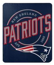 New England Patriots Blanket 50x60 Fleece Cam...