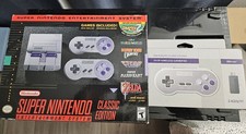 Authentic SNES Super Nintendo Classic Mini plus 8bitdo wireless gamepad.